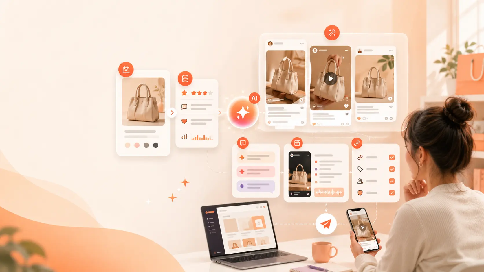 Tool AI affiliate Shopee và TikTok Shop: cách chọn để tạo content nhanh hơn